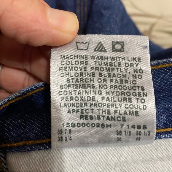 Wrangler Men’s FRC Flame Resistant Relaxed Fit FR3W050 Jeans 38/36 - Picture 7 of 8